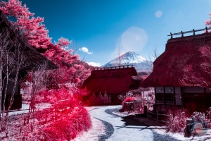 Fuji san infrared infrarouge